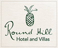 Round Hill logo with Hotel and Villas underneath
